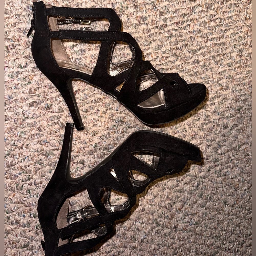 black heels